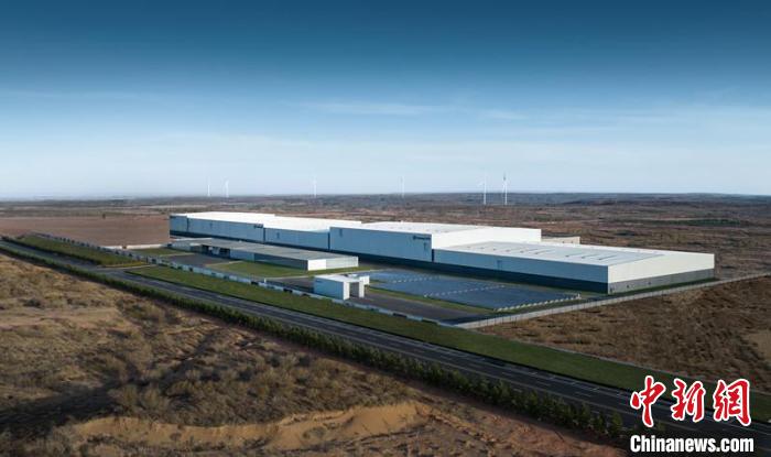 圖為鄂爾多斯零碳產(chǎn)業(yè)園(資料圖)?！?jiān)﹫D
