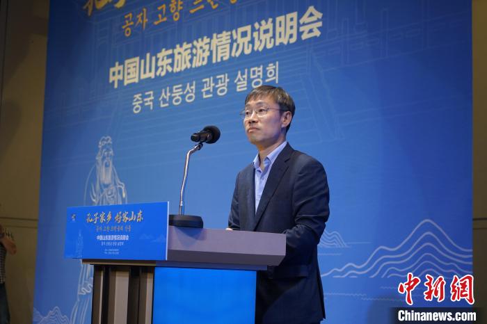 首爾市政府觀光體育局局長金英渙致辭?！⑿?攝