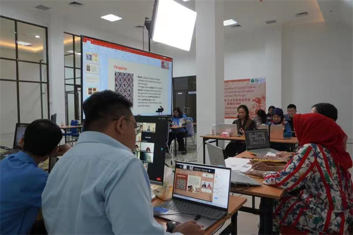 活動現(xiàn)場。供圖：印尼三一一大學(xué)孔子學(xué)院