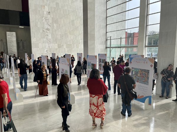 獲獎作品展現(xiàn)場。中國駐圣保羅總領(lǐng)館供圖