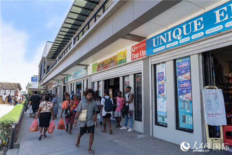 2023年9月12日，所羅門群島首都霍尼亞拉街景。人民網(wǎng) 賀吉攝