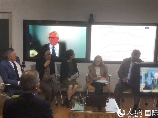 “向COP28注入動(dòng)力”研討會(huì)現(xiàn)場(chǎng)。 人民網(wǎng)記者 趙健攝