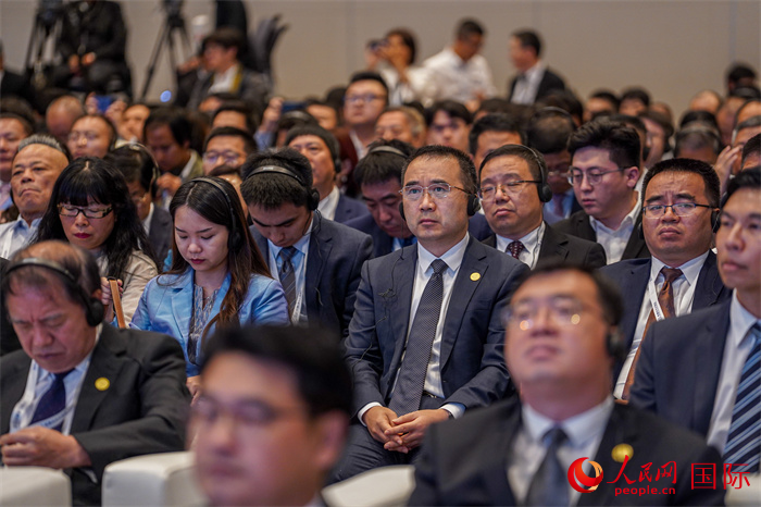 2023中國（浙江）—泰國合作交流會現(xiàn)場。普拉維攝