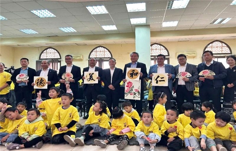 圖為2023“中華文化大樂園—埃及開羅營”閉幕式活動現(xiàn)場。主辦方供圖