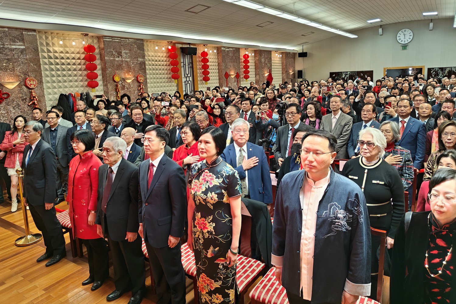 領區(qū)各州代表參加招待會。主辦方供圖