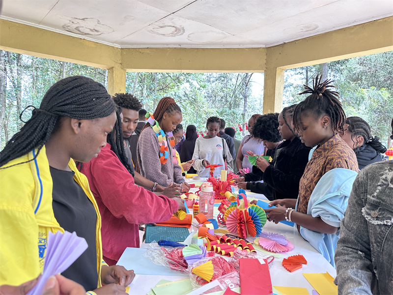 活動現(xiàn)場?？夏醽啺８耦D大學(xué)孔子學(xué)院供圖