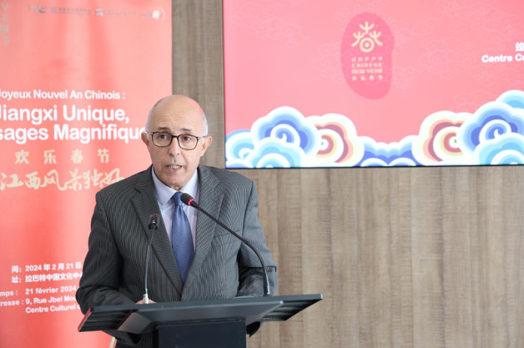 拉巴特文化藝術(shù)遺產(chǎn)復(fù)興協(xié)會主席德里希致辭?；艟z