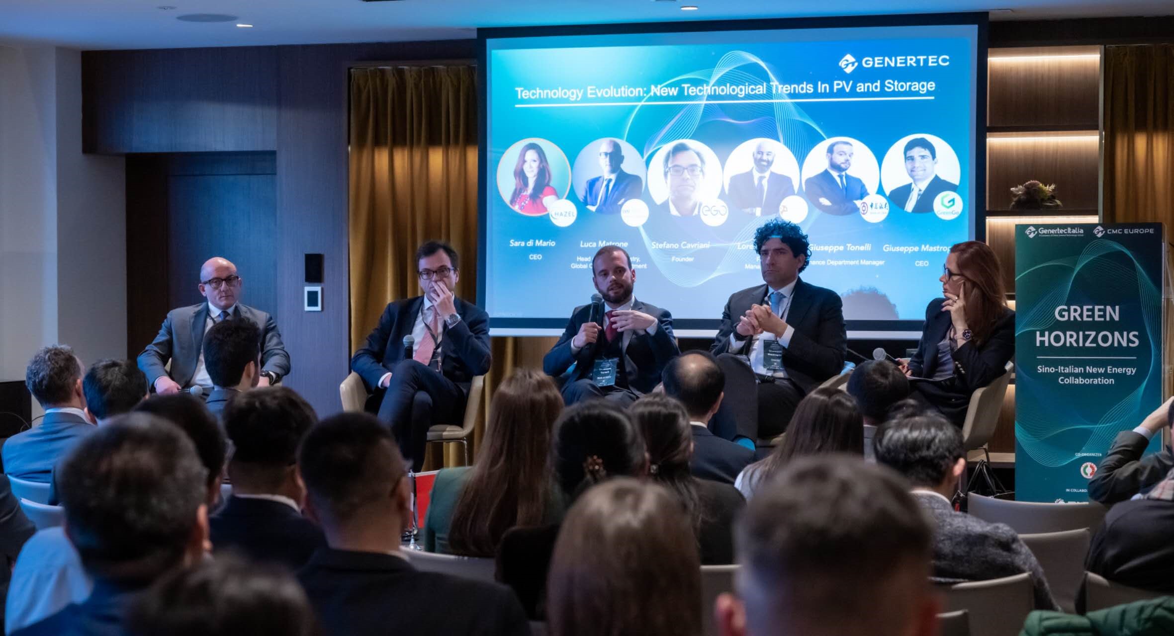 意大利企業(yè)負責人及行業(yè)專家介紹新能源領域發(fā)展經(jīng)驗。主辦方供圖