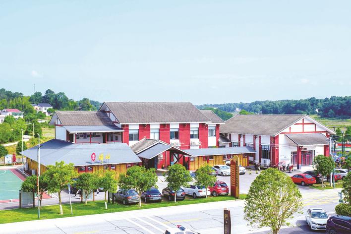 由文化站升級改造而成的“福臨驛站”，可提供度假、研學(xué)、會議、拓展、愛國主義教育等各類旅游線路，供游客自主選擇。 長沙縣供圖