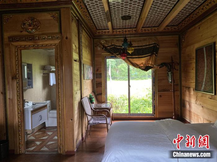 民宿內部。彭寧鈴 攝