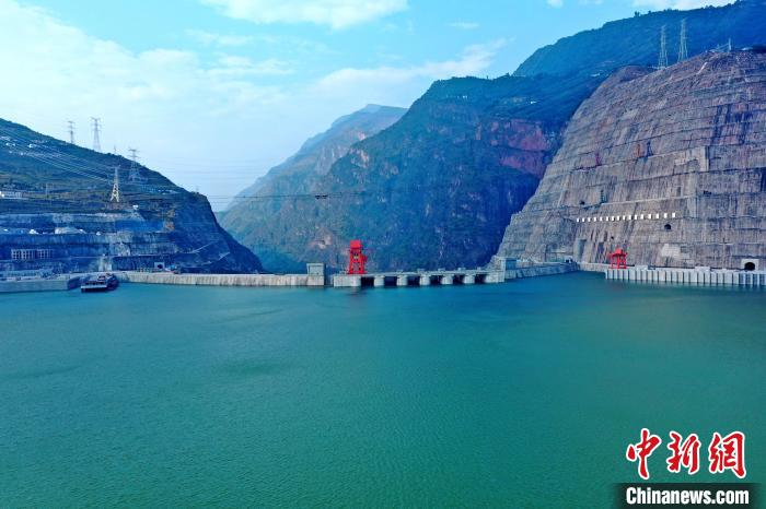 圖為白鶴灘水電站。　水電四局供圖