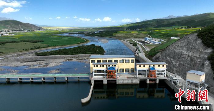 圖為引大濟湟調(diào)水總干渠的樞紐。(資料圖) 青海省水利廳 供圖