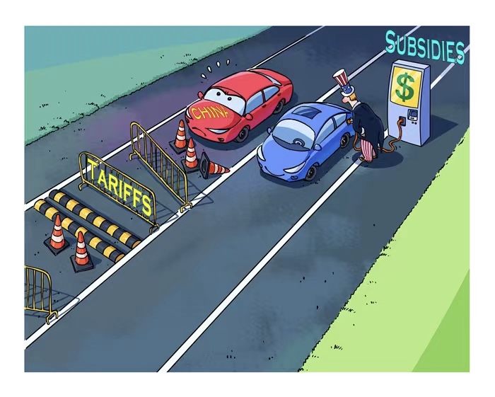 漫畫作者：馬宏亮（人民網(wǎng)版權(quán)圖片，未經(jīng)授權(quán)請(qǐng)勿轉(zhuǎn)載。）