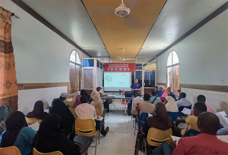 中國專家組進行標準宣貫。專家組供圖