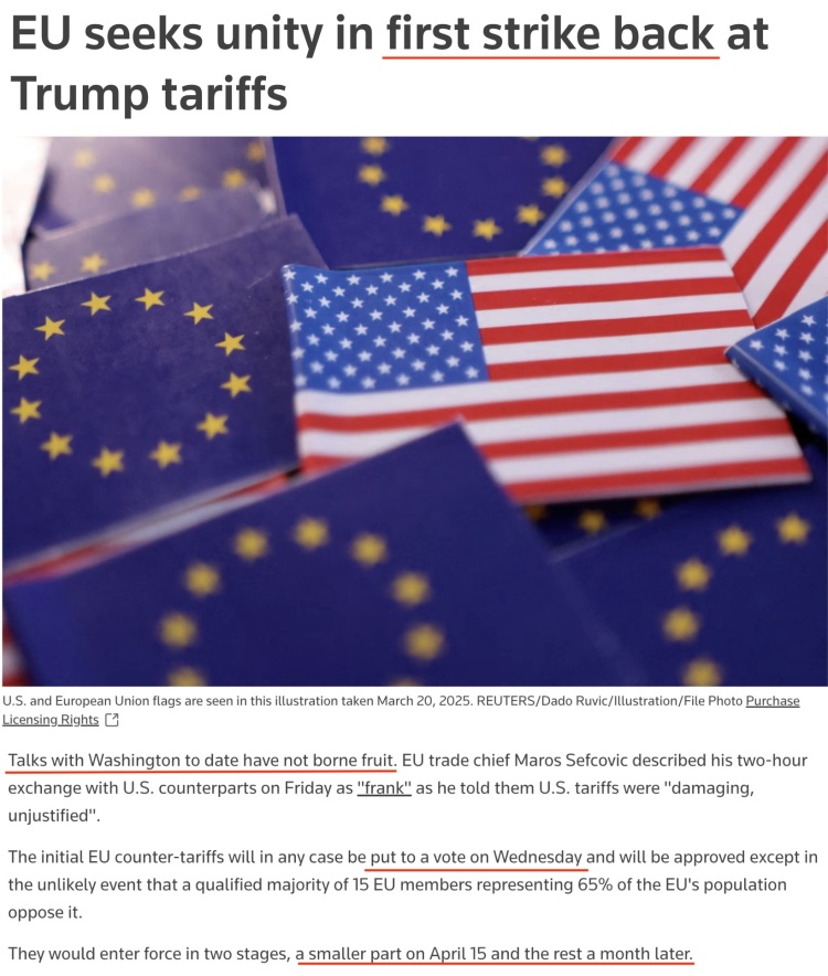 深觀察丨“只要團(tuán)結(jié)，歐盟反制美國的王牌很多”