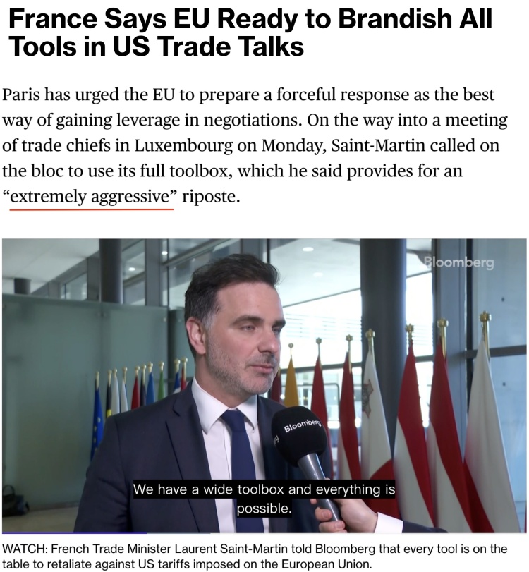 深觀察丨“只要團(tuán)結(jié)，歐盟反制美國的王牌很多”