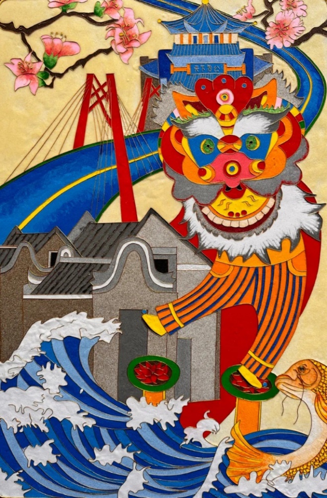 中小學(xué)生創(chuàng)新創(chuàng)意設(shè)計(jì)成果首次登上文博會(huì)。參展觀眾供圖