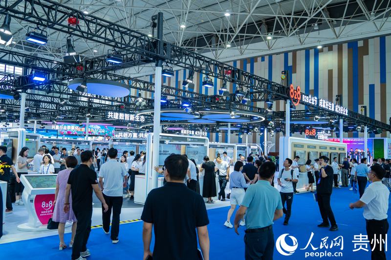 2、2024數(shù)博會共吸引400余家展商參展。人民網(wǎng) 陽茜攝.jpg