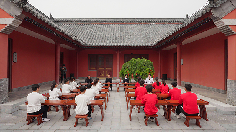 “一塊豆腐話清廉”思政課。滁州市委網信辦供圖