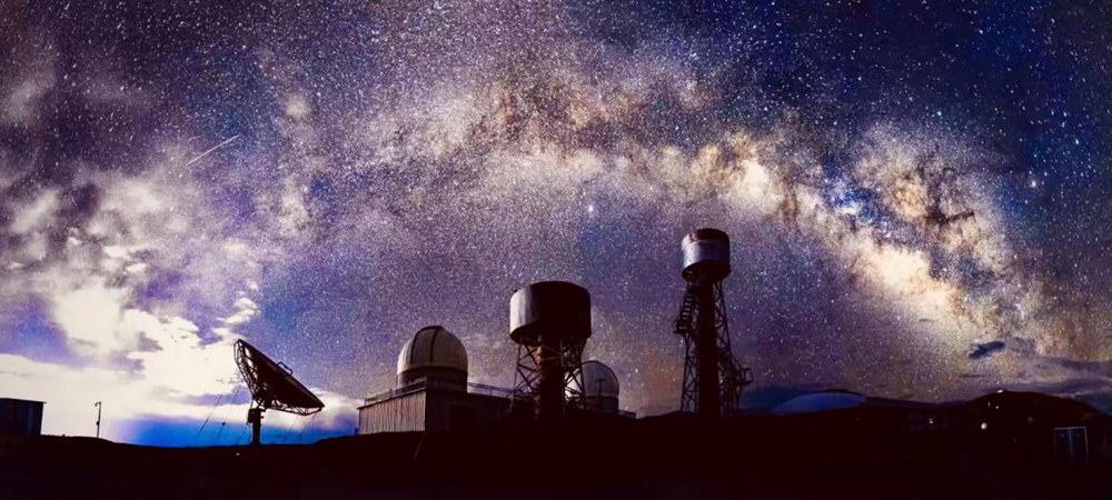 阿里暗夜星空。貢覺群培攝