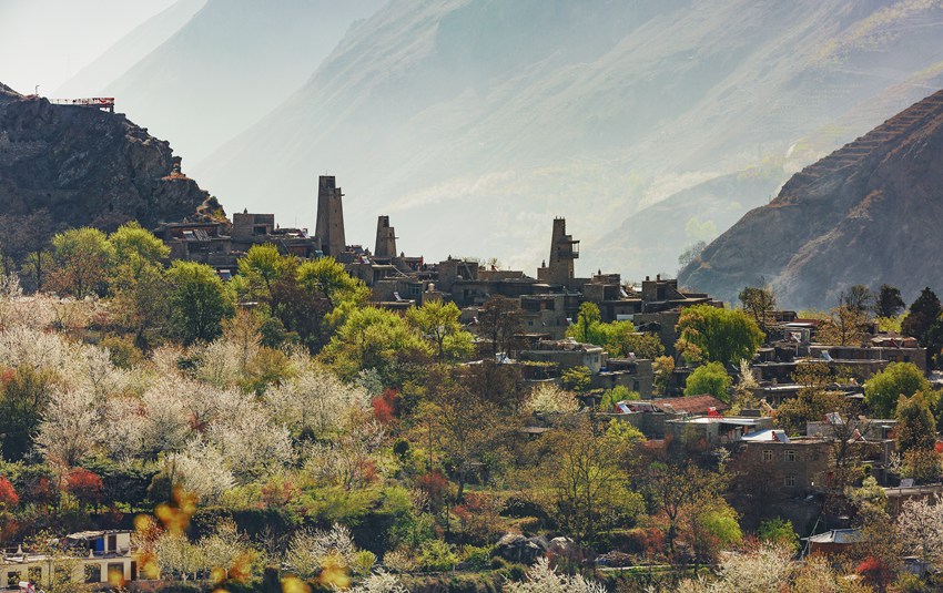 四川省阿壩州理縣桃坪村。四川省文旅廳供圖