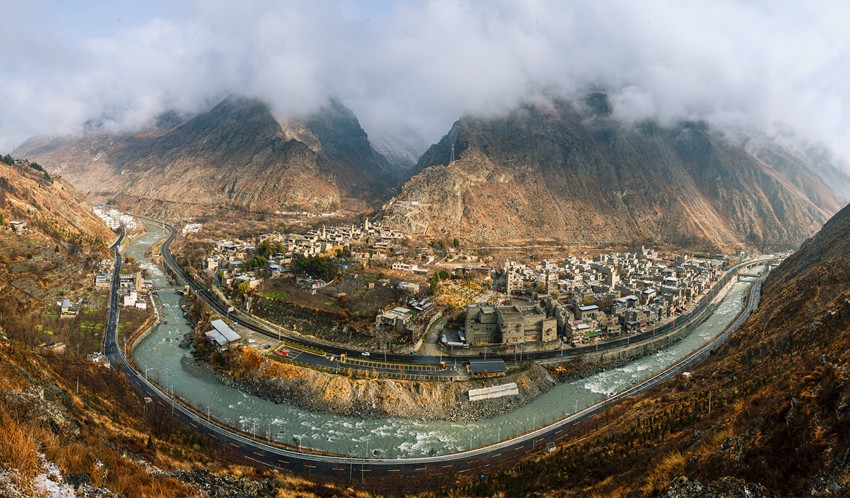 四川省阿壩州理縣桃坪村。四川省文旅廳供圖