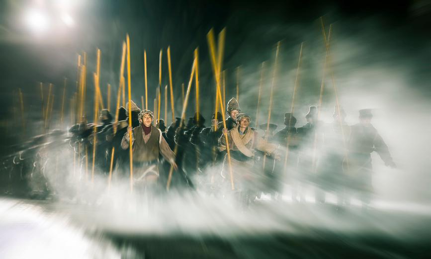 演出現(xiàn)場(chǎng)。蕭文松子攝