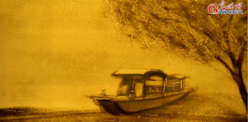 【沙畫】風(fēng)好正揚(yáng)帆，起航新時代