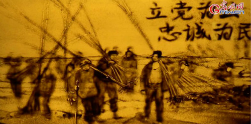 【沙畫】風(fēng)好正揚(yáng)帆，起航新時代