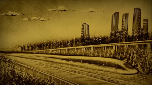 【沙畫】改革開放，讓夢想觸手可及